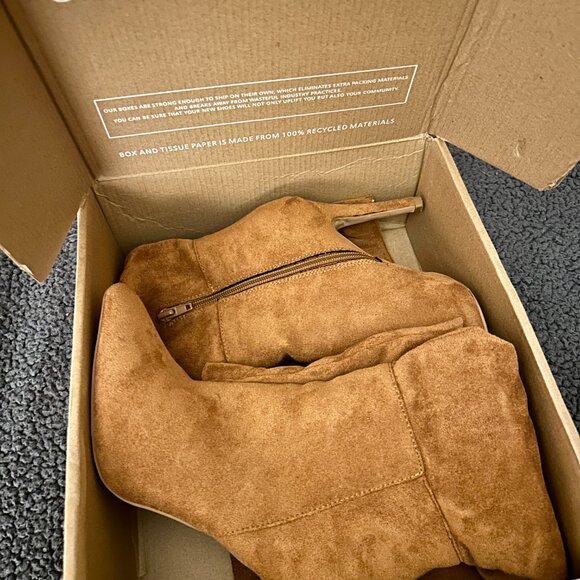 Journee Sarie Cognac Boots - Picture 2 of 3